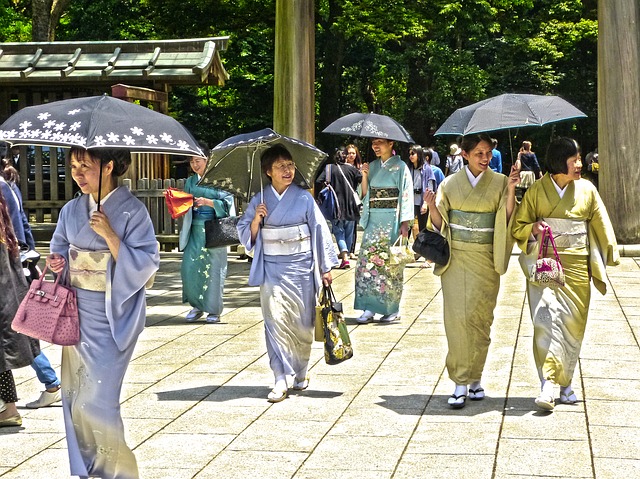 Japanese woman in Kimono  